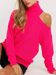 Shoulder Cutout Sweater