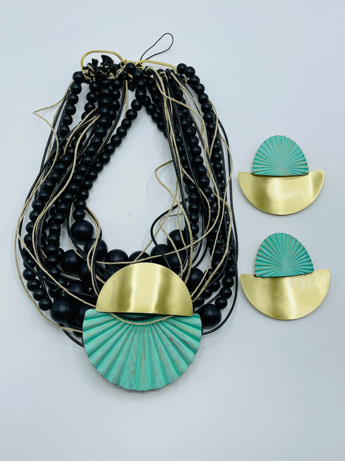 Katerina Turquoise Shell Necklace