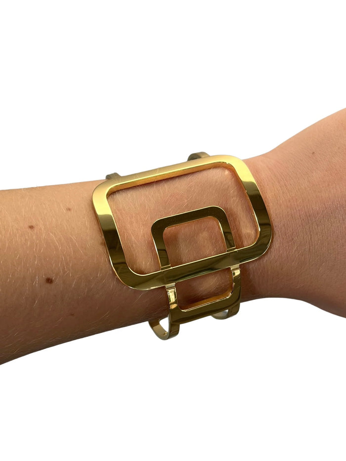 Delicate Gold Belt Cuff