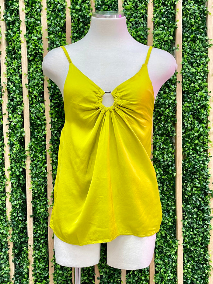 Ring Front Satin Cami