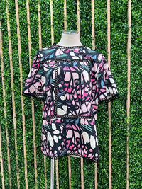 DElicate Green Pink Floral Pant