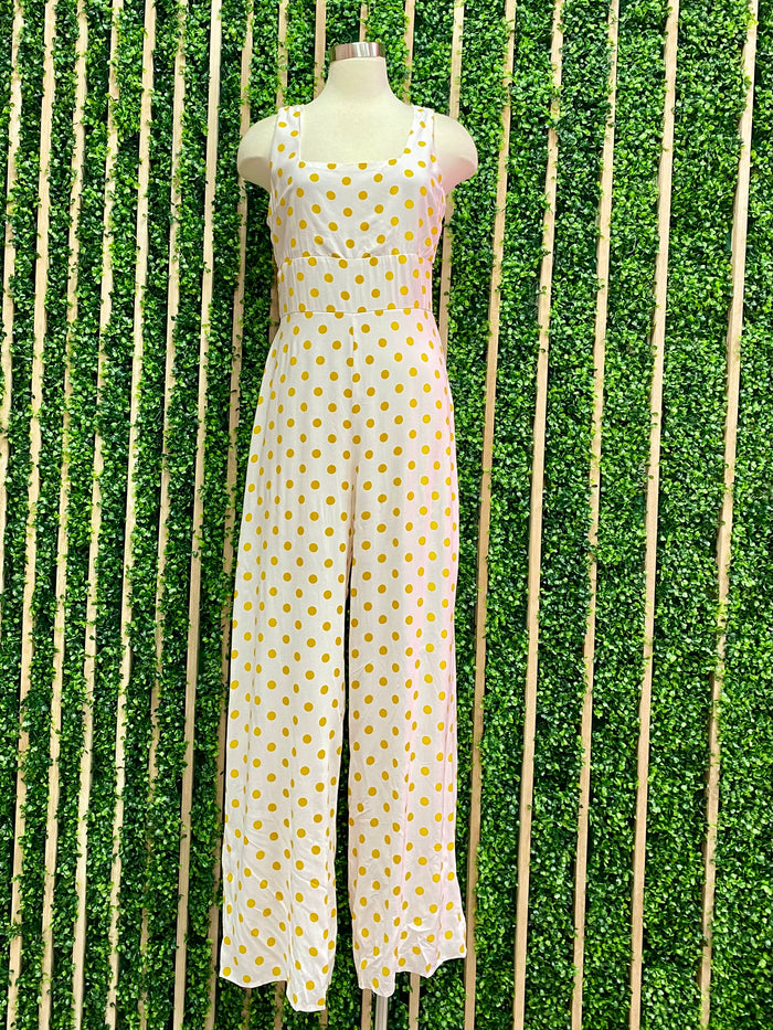 Yellow Dots Jumpsuit