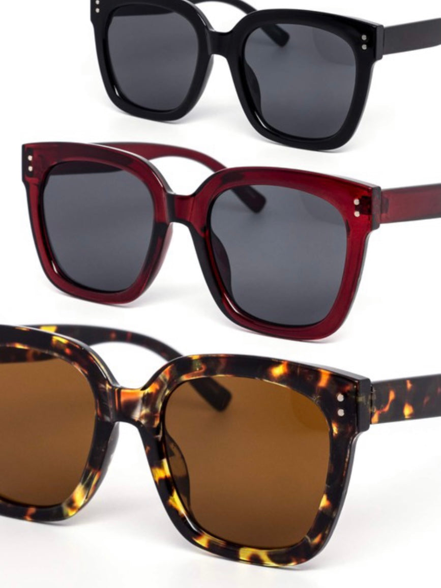 Chic Oversized Rounded Square Sunglasses