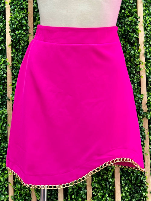 Chain Detail Skirt