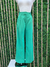 Green High Waisted Palazzo