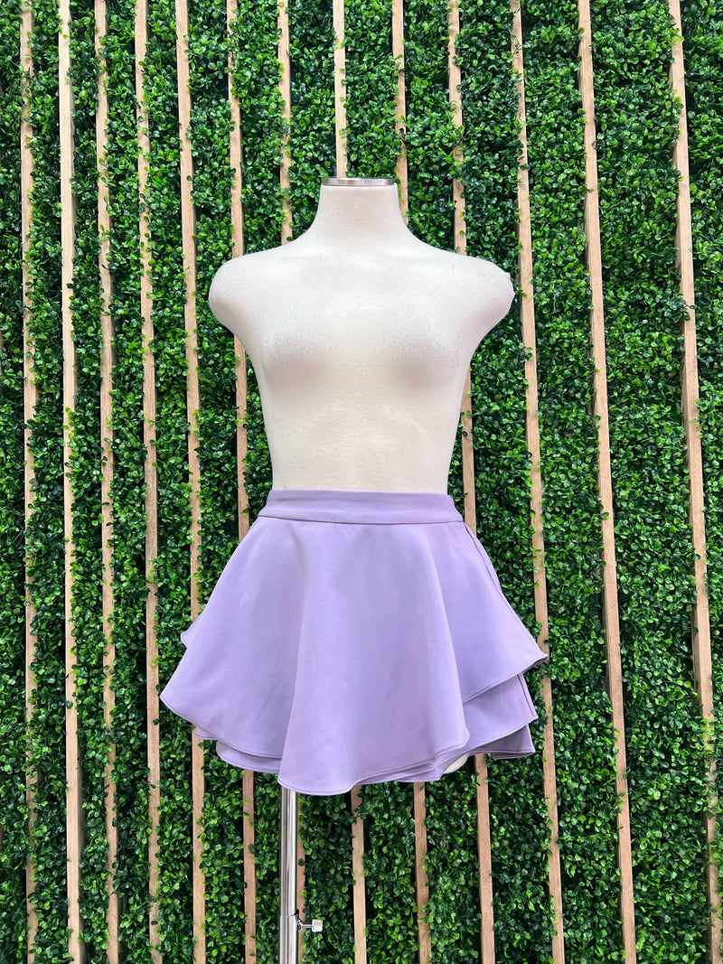 Flare Ruffle Skort
