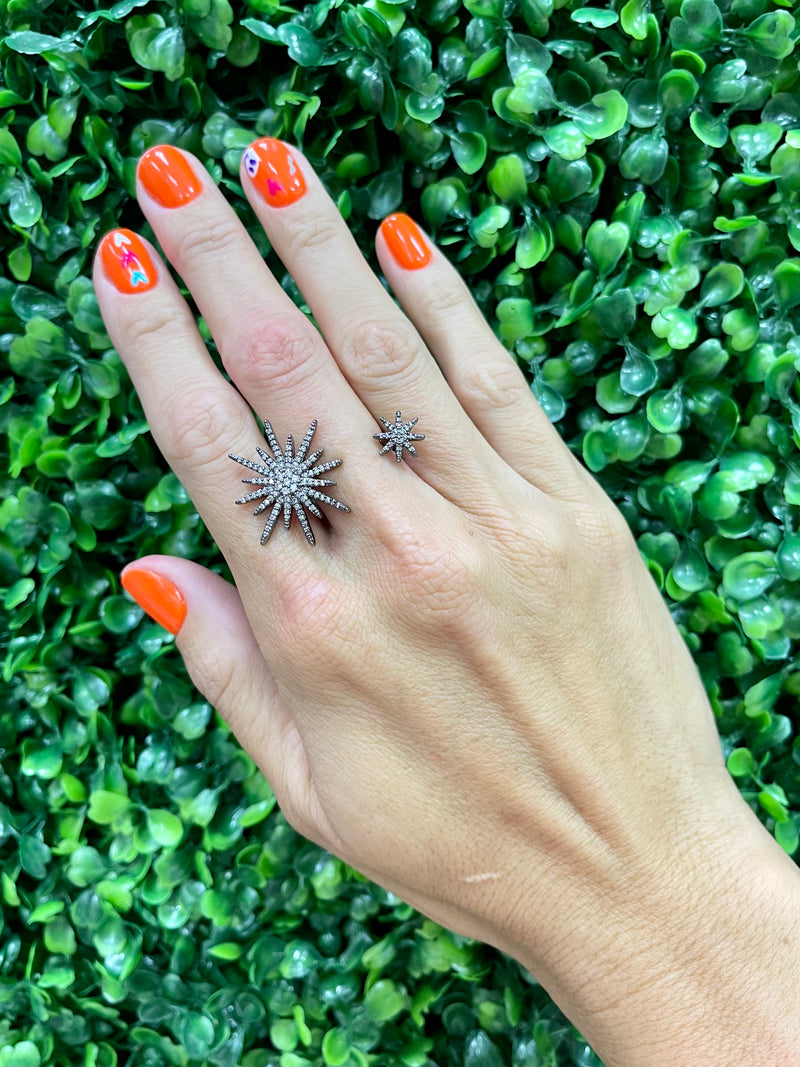 Goddess of Light Starburst Ring