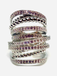 Luxe Crossover Cocktail Ring