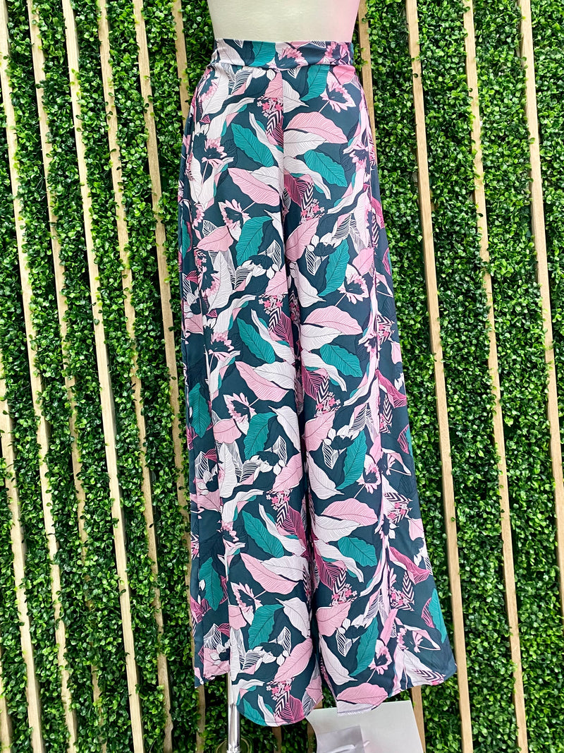 Jade Tropical Wide Leg Pant