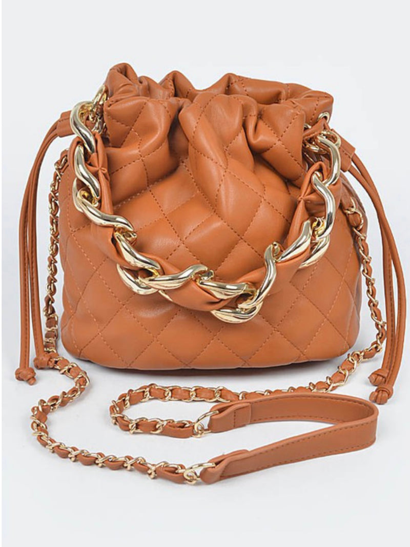 Quilted Bucket Bag