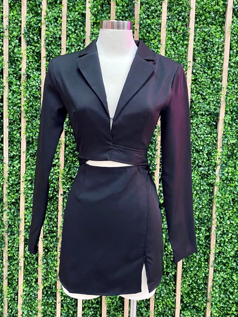 Cutout Blazer Dress