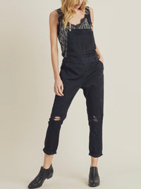 Black Denim Overall