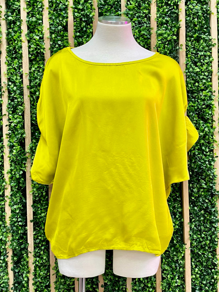 Gathered Short Sleeves Blouse
