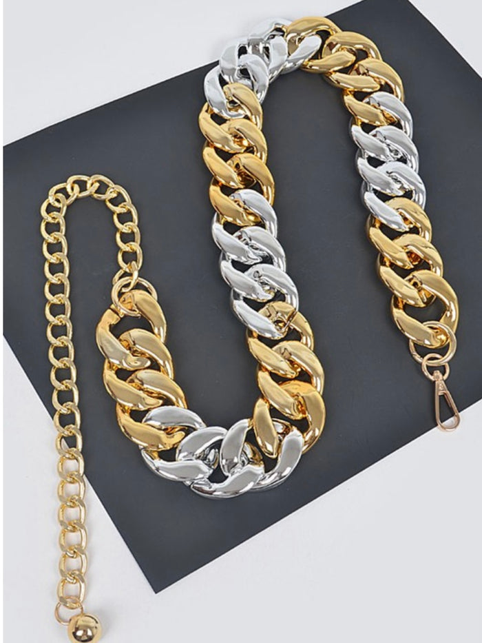 Large Links Chain Belt