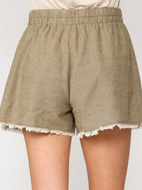 Frayed Hem Shorts