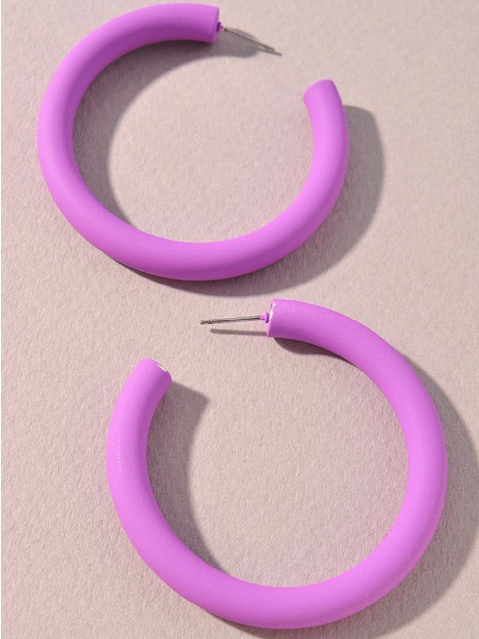 Neon Hoop Earrings