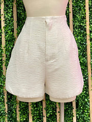 Delicate Textured Shorts
