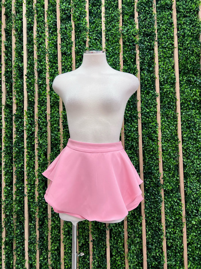 Flare Ruffle Skort
