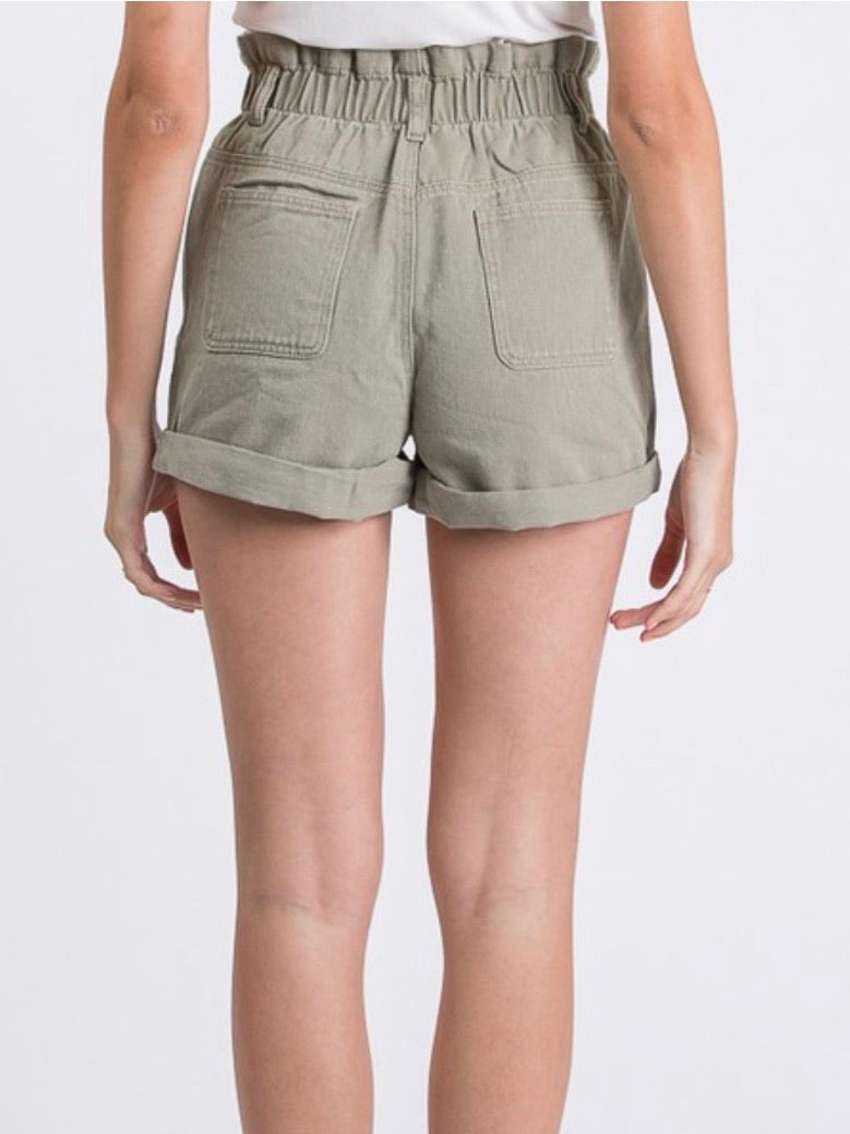 High Waist Khaki Pants