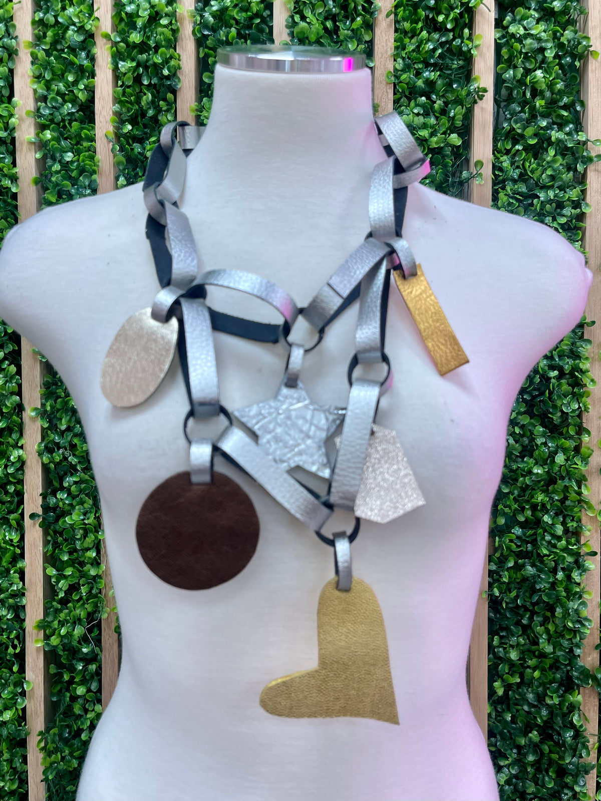 Arlenne Diaz Leather Necklace