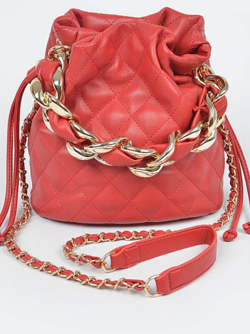 Quilted Bucket Bag