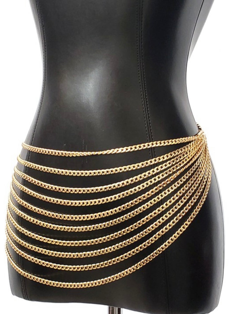 Draped Chain Belt