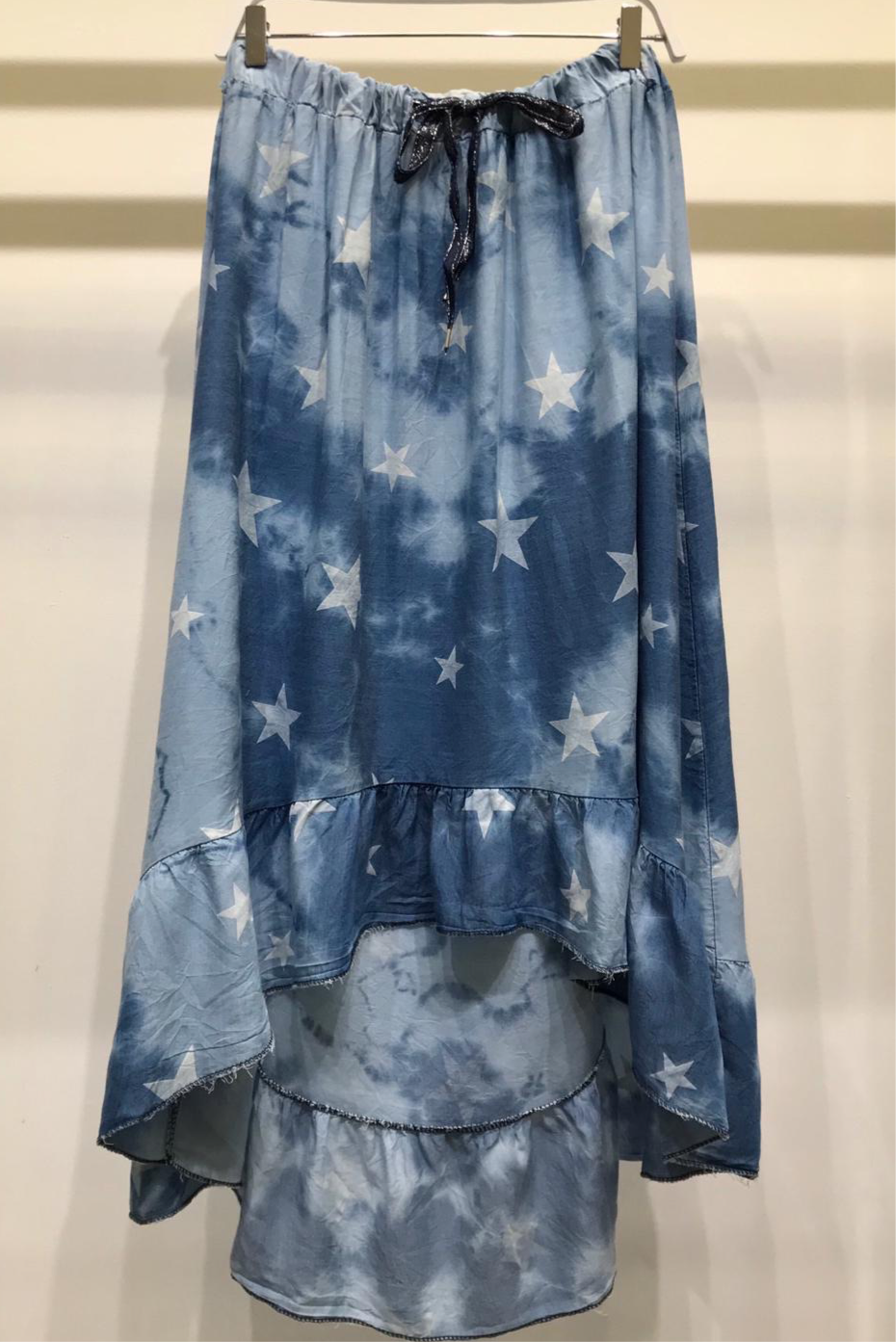 Denim Star Hi Lo Skirt