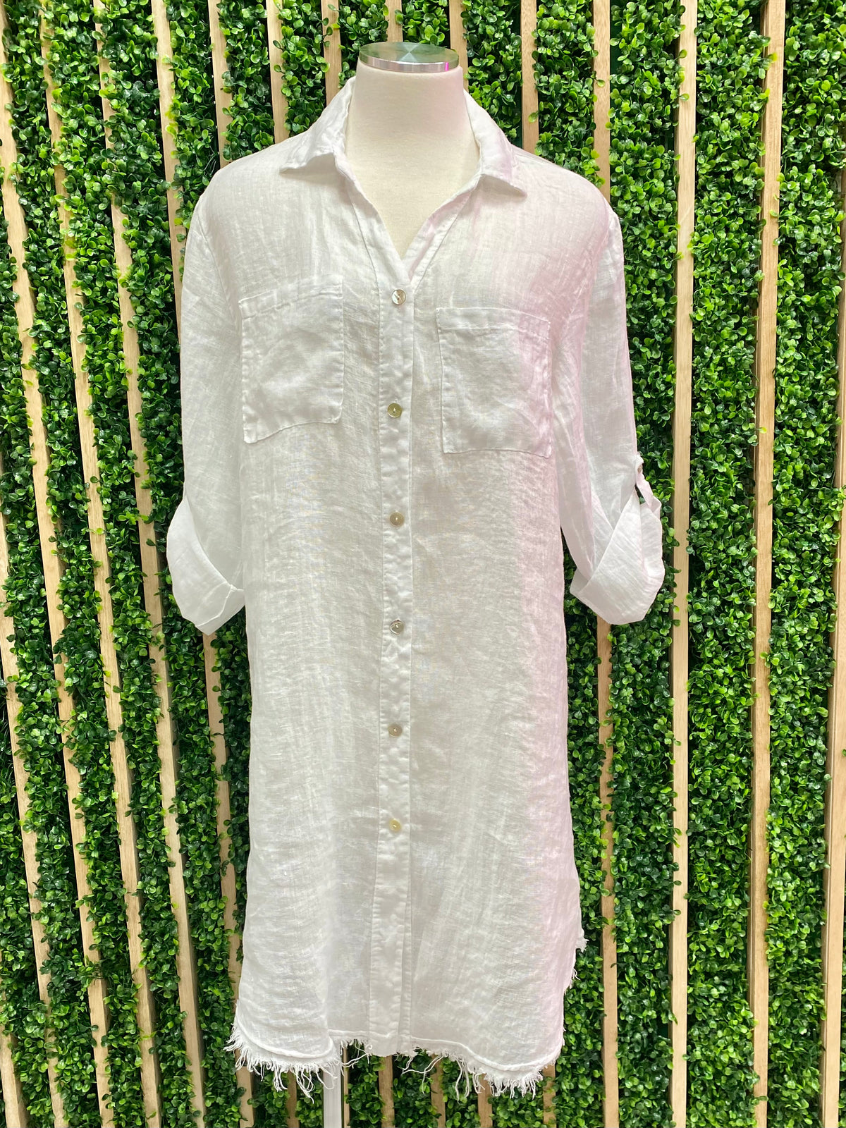 Linen Blouse Dress