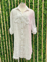 Linen Blouse Dress