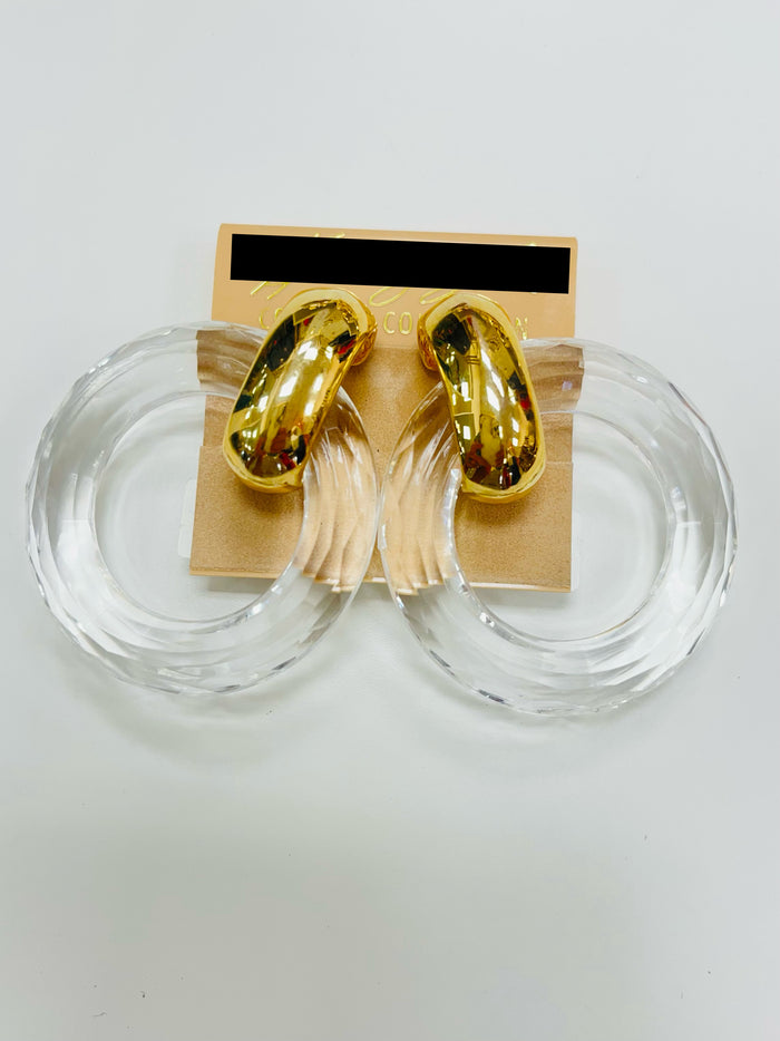 Exquisite KJL Open Ring Drop Earring