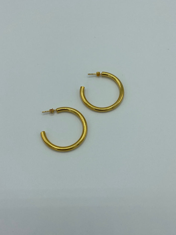 Large Gold Hoops