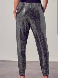 Sequin Jogger Pants