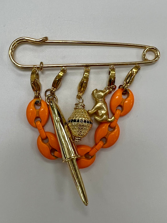 Large Charm Pin