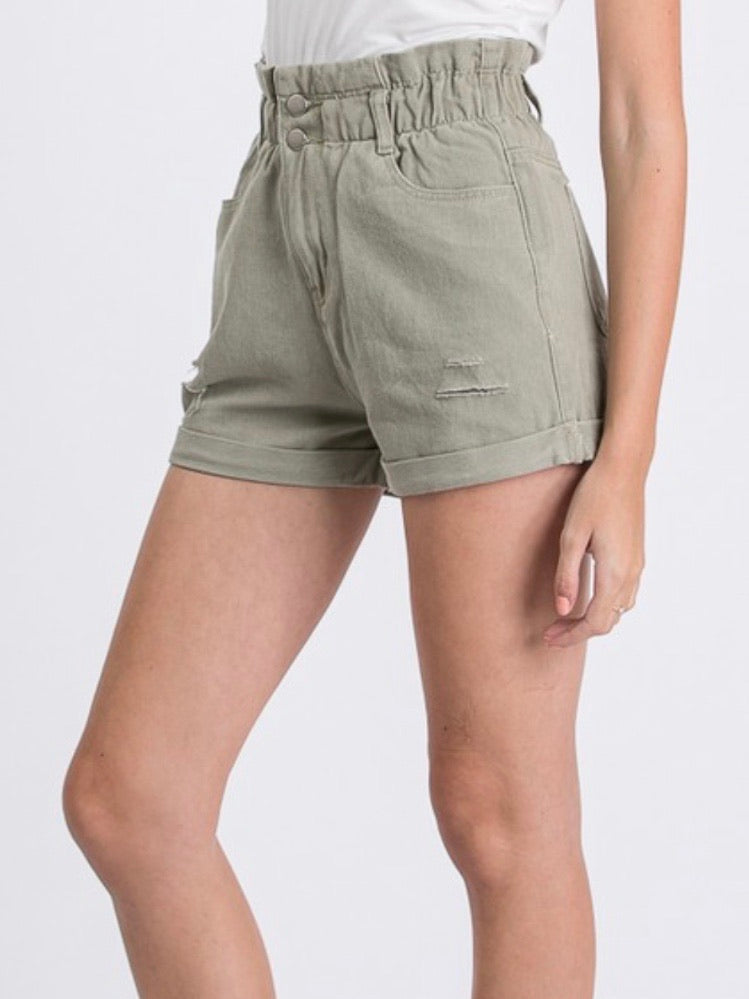 High Waist Khaki Pants