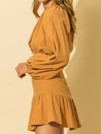 Puff Sleeve Top Skirt Set