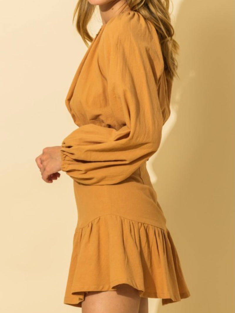 Puff Sleeve Top Skirt Set