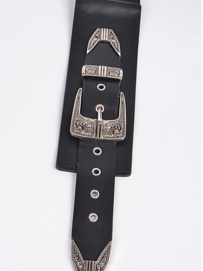 Double Buckle Elastic Belt