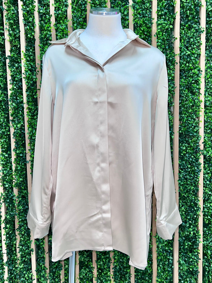 Exquisite Beige Blouse