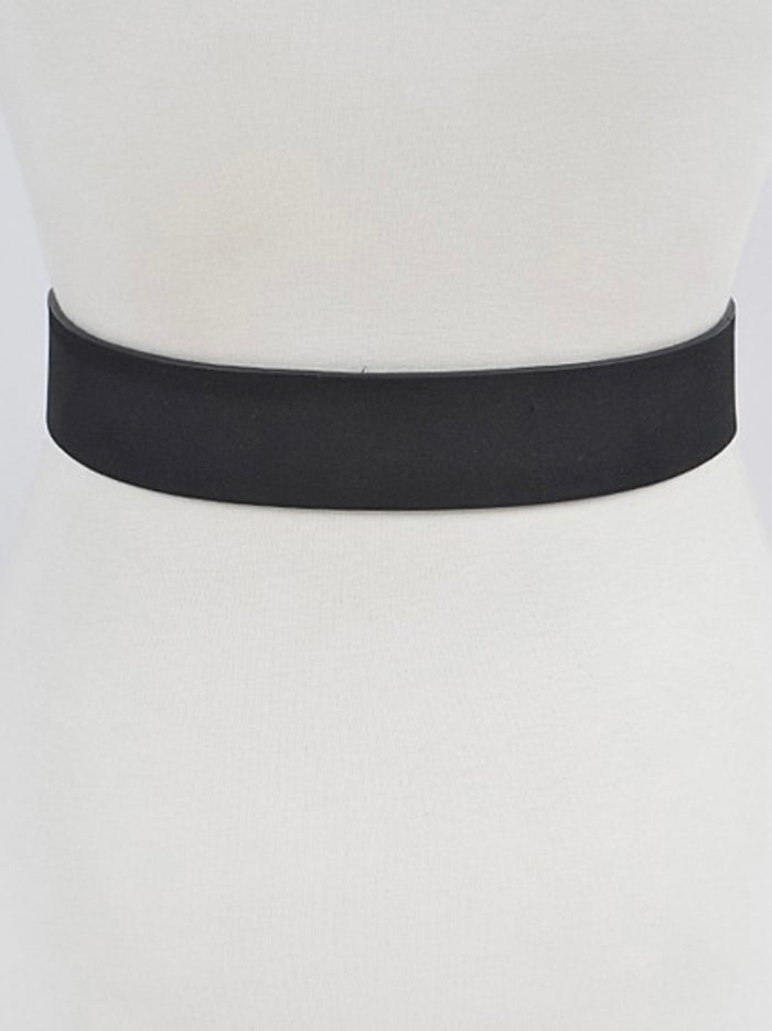 Double Buckle Faux Suede Belt