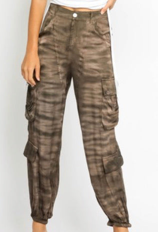 Brown Tie Dye Jogger