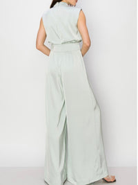 Delicate Sage Jumpsuit