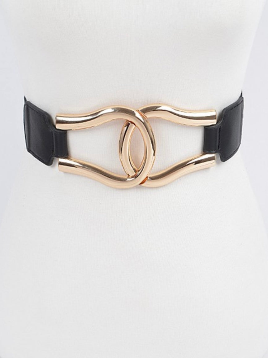Double Hook Buckle Elastic Belt