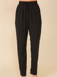 Elastic High Waisted Pants