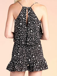 Black Polka Dot Romper