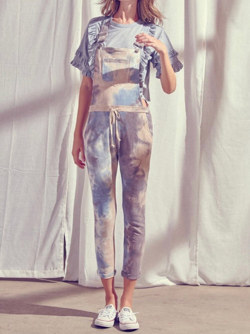 Blue Tie Dye Overall