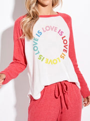 Red Love is Love Loungewear Set