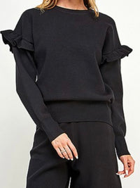 Ruffle Detail Sweater