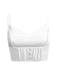 White Crop Top