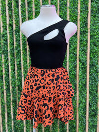 Leopard Wrap Skirt