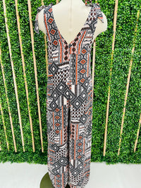 Aztec Print Loose Fit Jumpsuit